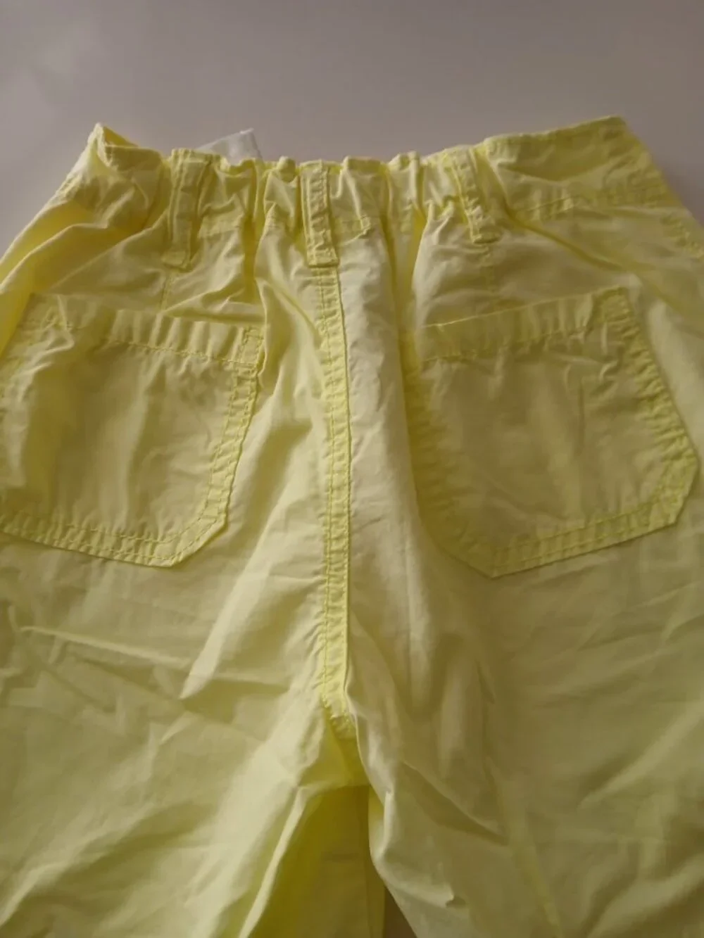 Yellow Cotton Cargo Style Shorts - old navy - kids size 12